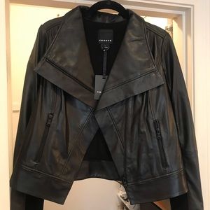 Trouve NWT leather jacket